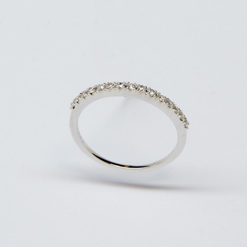 9ct White Gold Diamond Ring